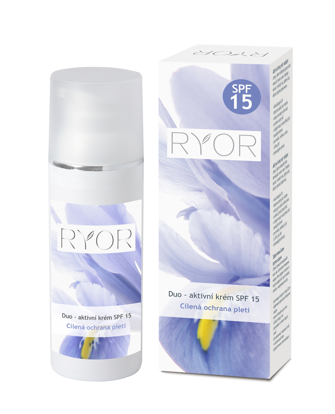Duo - aktivní krém SPF 15 - kabička + davkovač